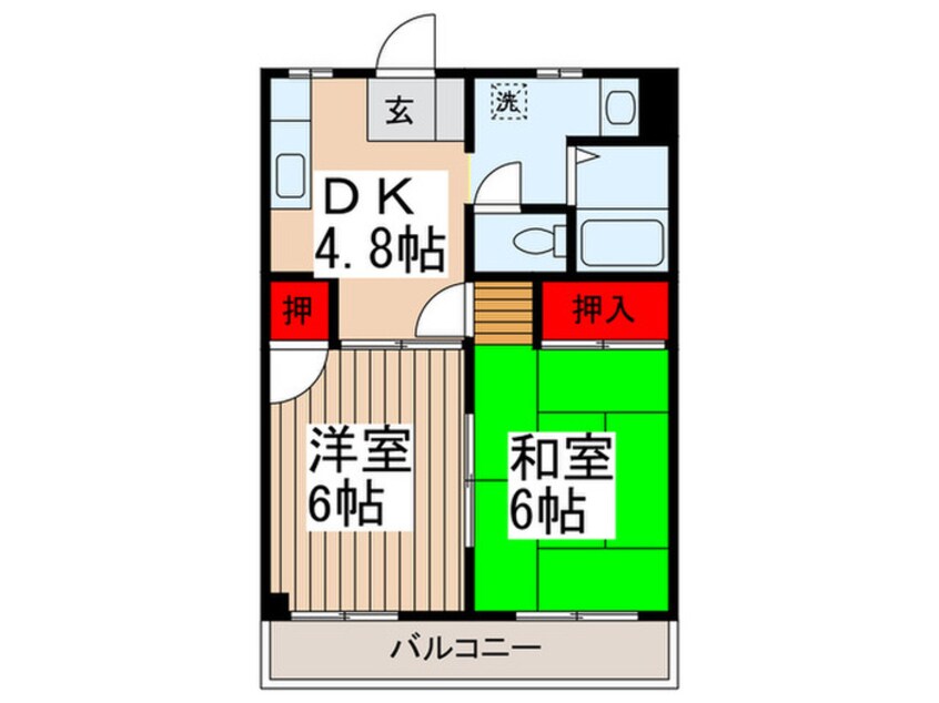 間取図 マイハイツピュア