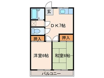 間取図 松村ハイツ