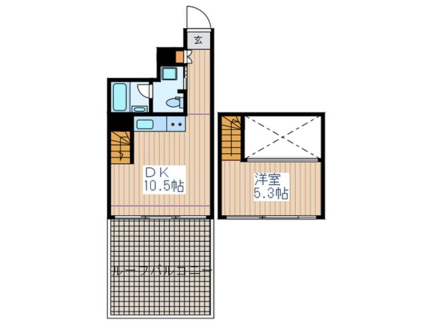 間取図 ラグゼナ東高円寺