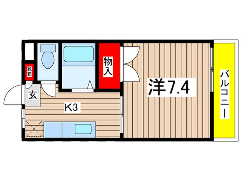 間取図 プランドールA