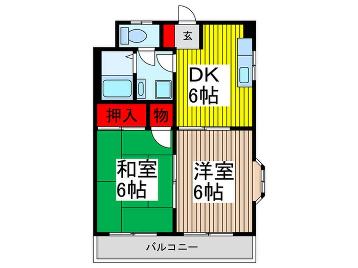 間取り図 メゾン　ヒマワリ