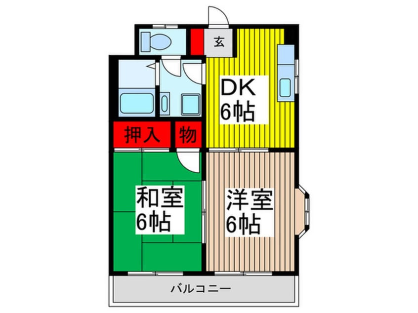 間取図 メゾン　ヒマワリ