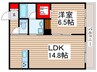 MILLE　TWA　氷川町 1LDKの間取り
