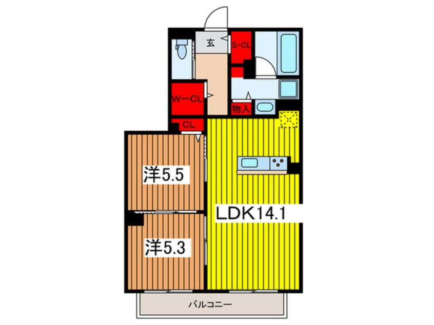 間取図 ファーナムスクエア