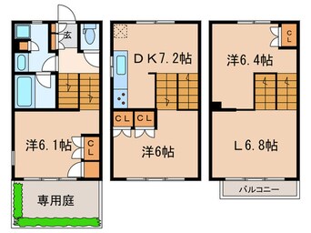 間取図 SHELLZE　TERRACE尾山台