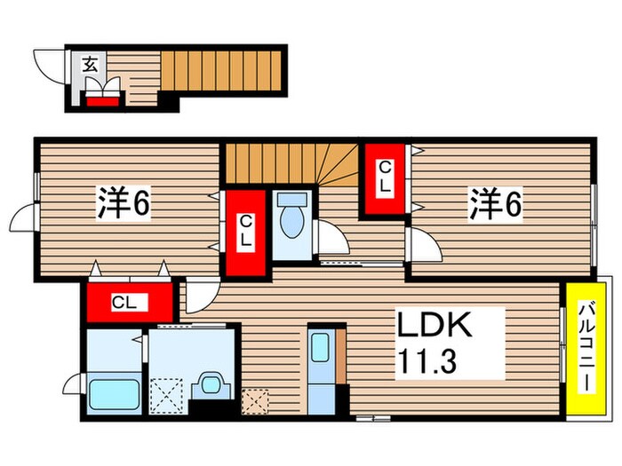 間取り図 ブライド・ハウスB