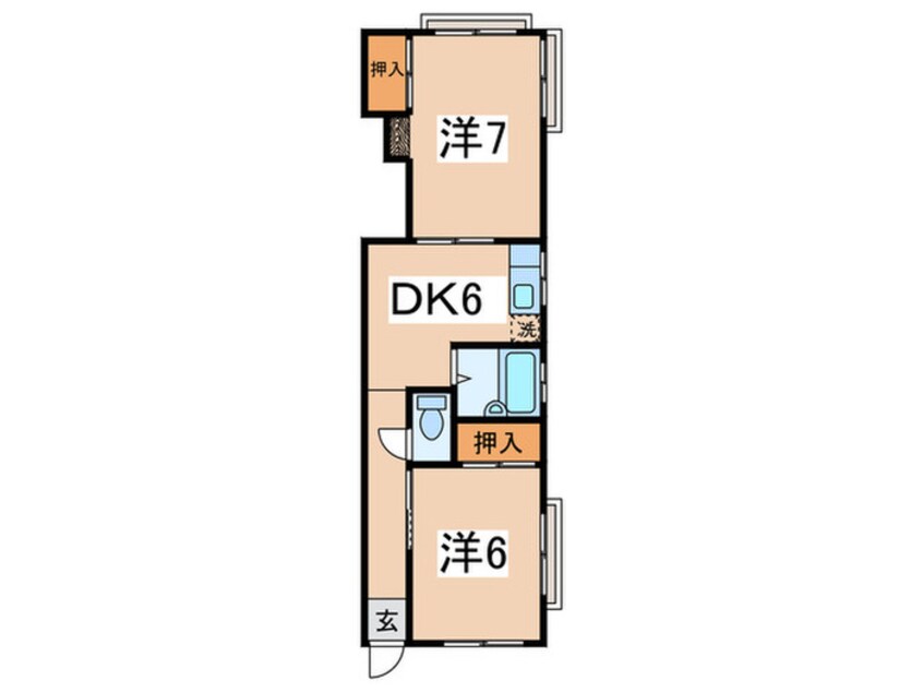 間取図 コ－ポ相模台
