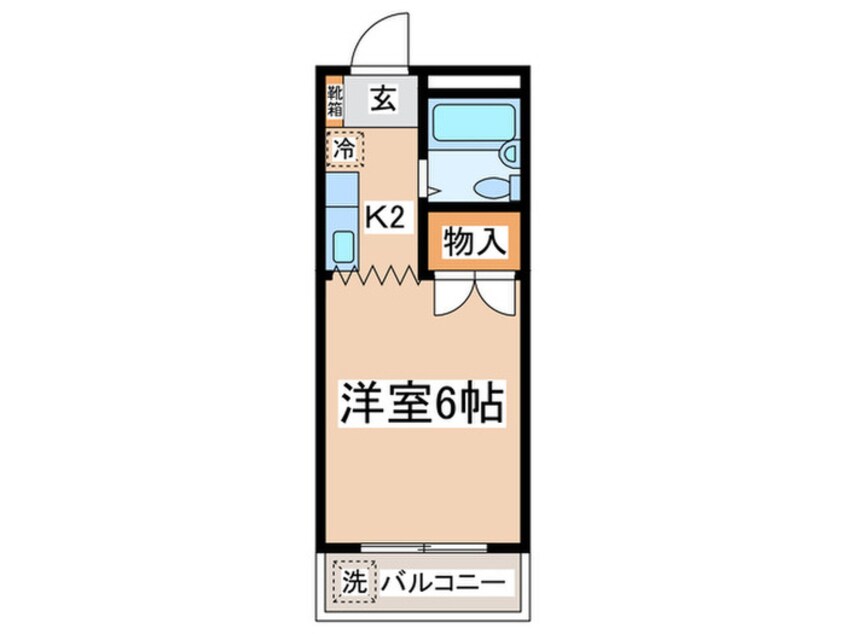 間取図 スト－クマンション小礒