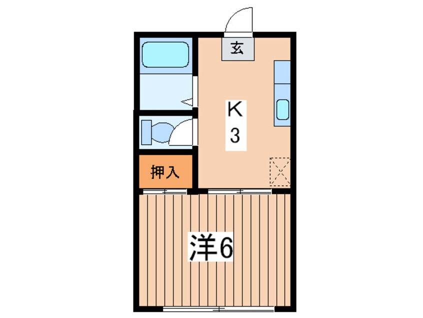 間取図 パ－クハイツ小島