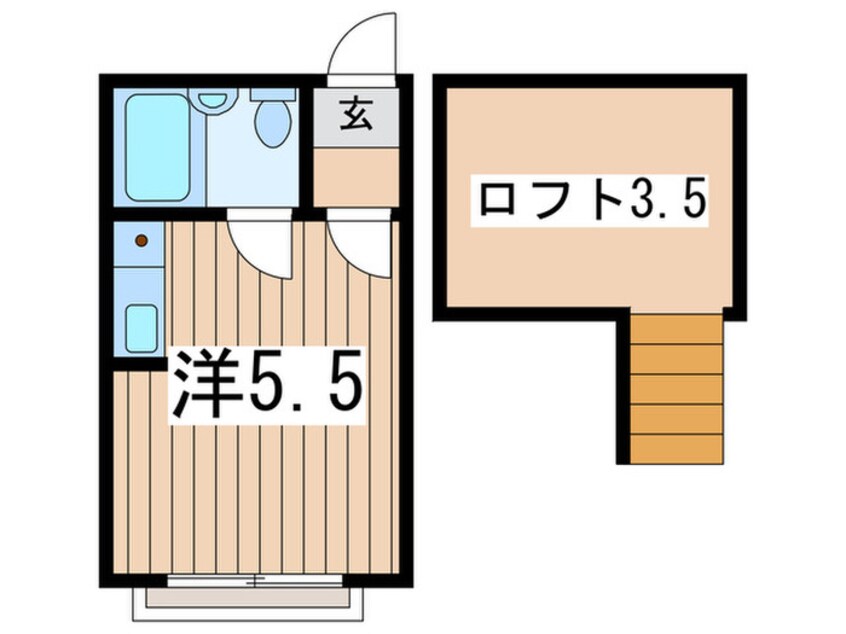 間取図 ビューハイツ大和