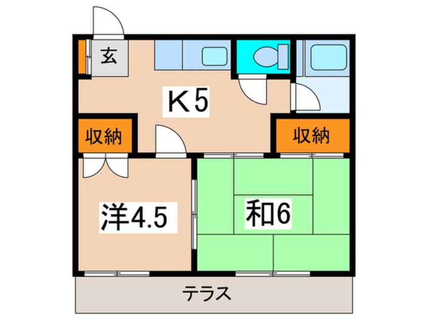 間取図 坂戸ハイツ