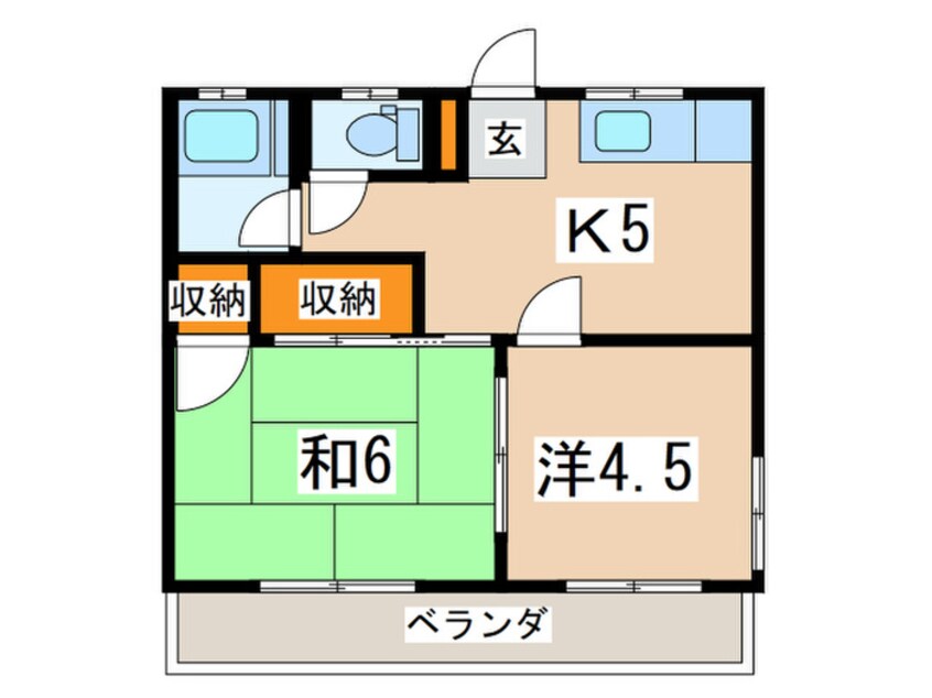 間取図 坂戸ハイツ