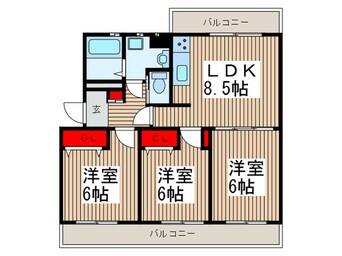 間取図 オリーブガーデン