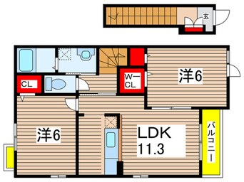 間取図 ソレイユB