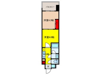 間取図 ドゥーエ両国Ⅲ