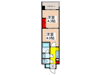 間取図 ドゥーエ両国Ⅲ