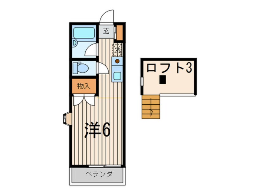 間取図 マリオン多摩川