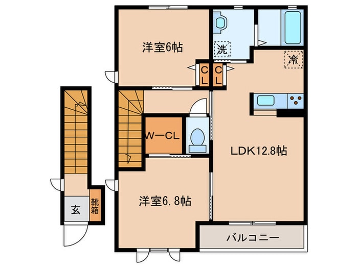 間取り図 ホワイトコ－トこざか