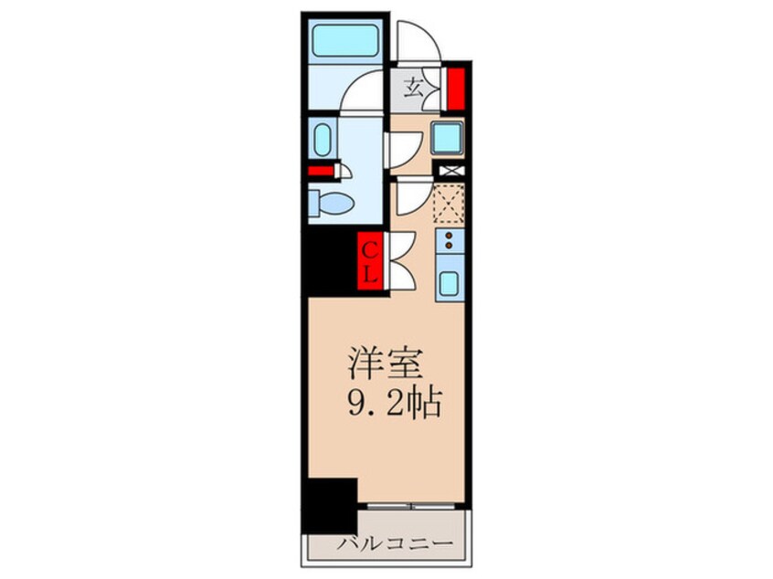 間取図 クレストコート中野