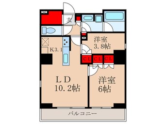 間取図 クレストコート中野