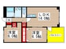 ＧＲＡＮＤ　ＰＩＬＩＥＲ 2LDKの間取り
