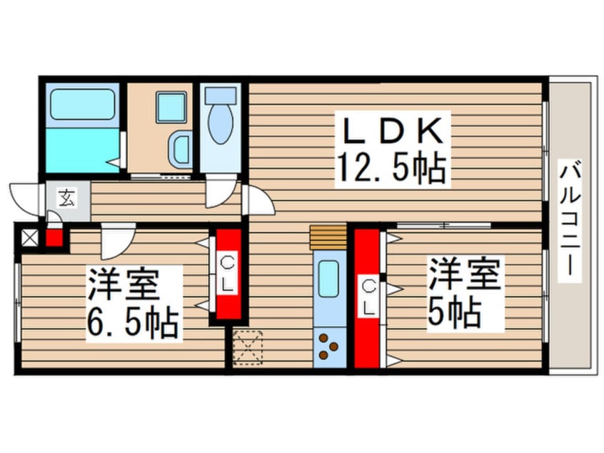 間取図 ＧＲＡＮＤ　ＰＩＬＩＥＲ