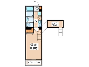 間取図 ＬａＣａｓａ　Ｍａｅｓｔｏｓａ