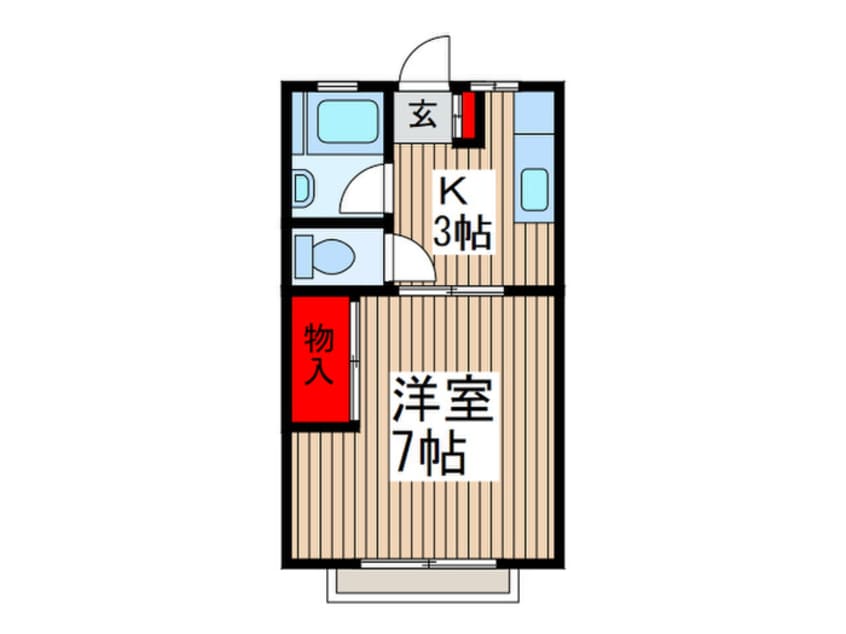 間取図 シティハイム戸田
