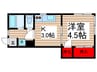 ＭＹハウス 1Kの間取り