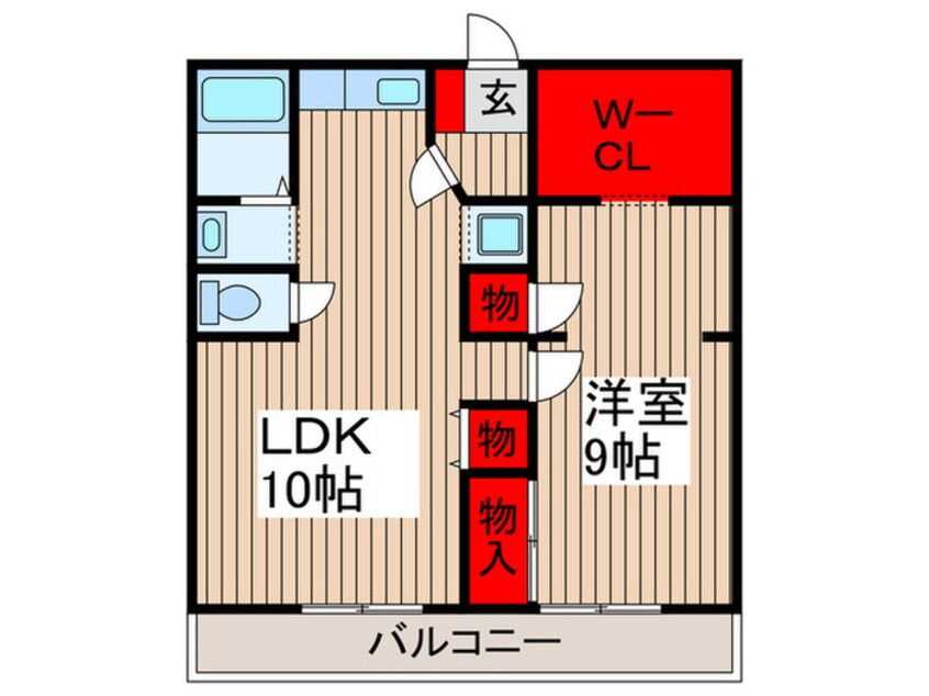 間取図 コーポ福島