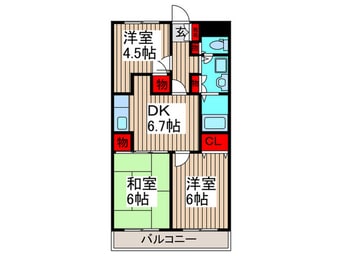 間取図 第二関根ビル