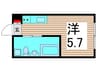 COCO　SQUARE　AYASE 1Rの間取り
