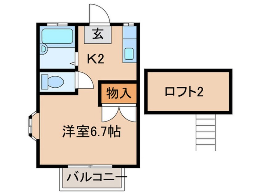 間取図 あきばハイツ