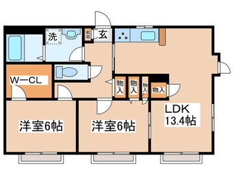 間取図 ハイビスカス