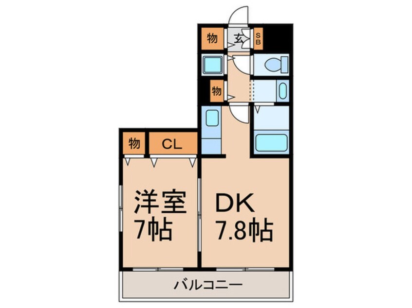 間取図 アクシス若宮