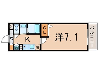 間取図 アクシス若宮