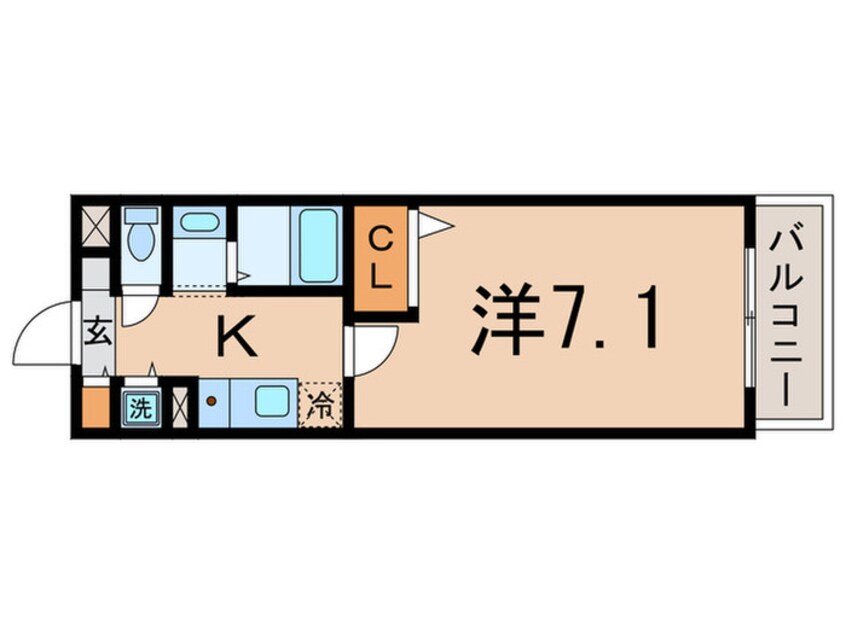 間取図 アクシス若宮