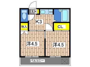 間取図 ヴィラトーヨー東戸塚第2