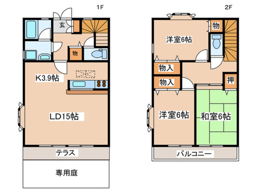 間取図 ガ－デンホ－ムズ小机