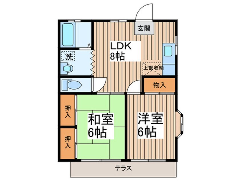 間取図 オ－クハイツ