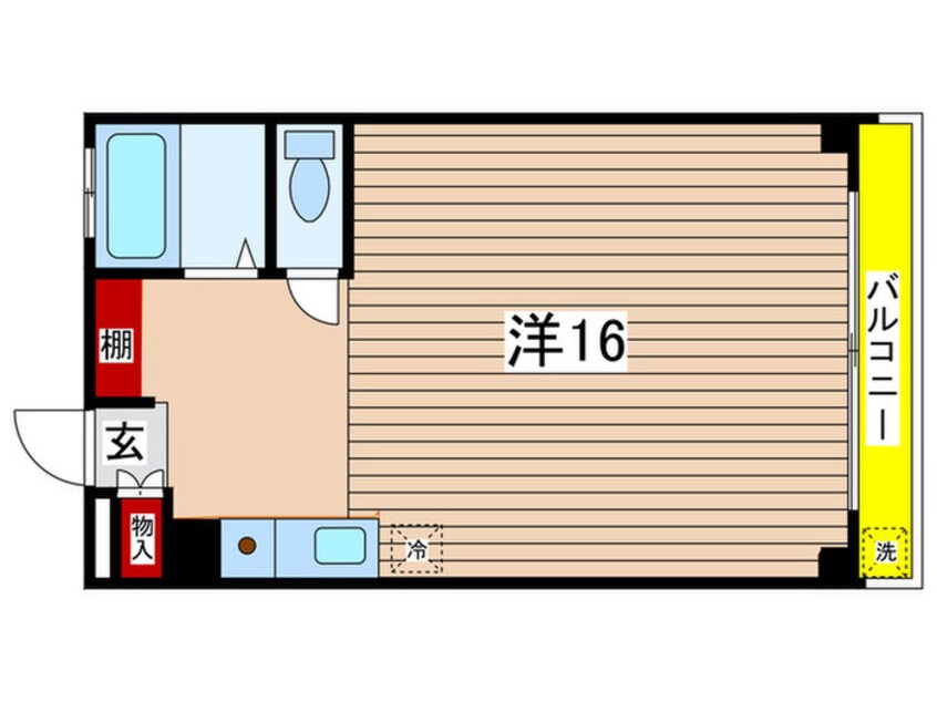 間取図 吉野ビル(501)