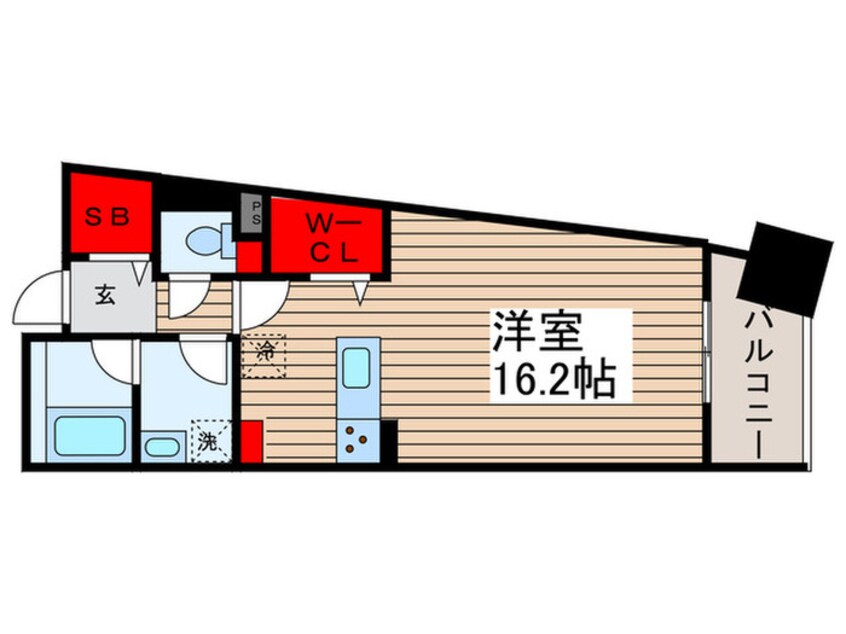 間取図 ロイヤルパークスシーサー南千住