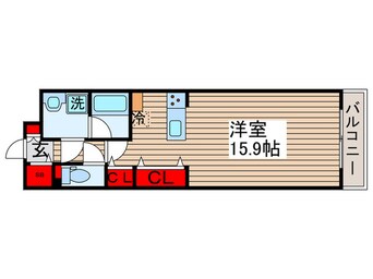 間取図 ロイヤルパークスシーサー南千住