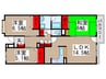 ISM南柏 3LDKの間取り