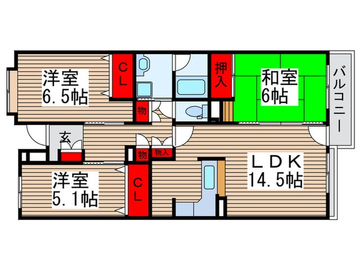 間取り図 ISM南柏