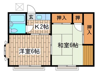 間取図 犬井コ－ポ