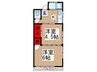 石森マンション 2Kの間取り