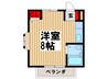 サン佳苑 1Rの間取り