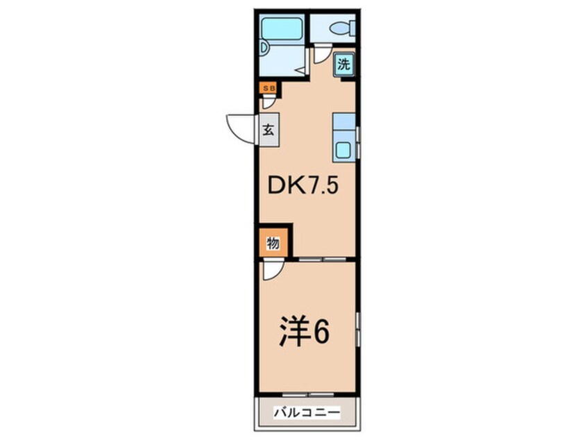 間取図 ベルメゾン