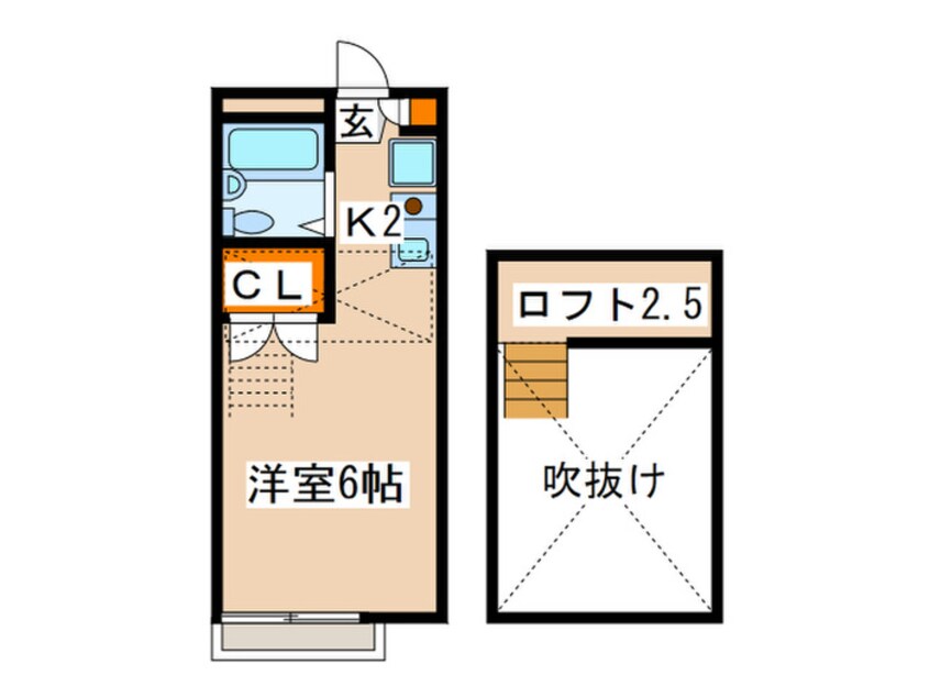 間取図 グランセ枡形Ｂ